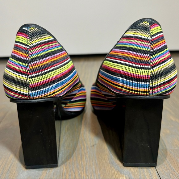 UNITED NUDE designer multicoloured unique heels. Size 39 or 8.5 US (fit small). - Picture 3 of 5